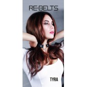 Чёрный кожаный чокер-кляп Tyra Black - Rebelts - купить с доставкой в Севастополе
