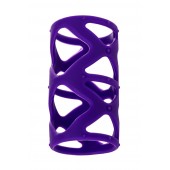 Фиолетовая насадка-сетка на пенис - 7,5 см. - A-toys - в Севастополе купить с доставкой