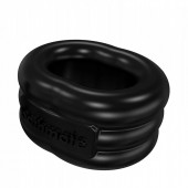 Чёрное эрекционное виброкольцо Stretch - Bathmate - в Севастополе купить с доставкой