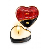 Массажная свеча с ароматом ванили Bougie Massage Candle - 35 мл. - Plaisir Secret - купить с доставкой в Севастополе