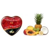 Массажная свеча с ароматом экзотических фруктов Bougie Massage Candle - 35 мл. - Plaisir Secret - купить с доставкой в Севастополе