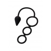 Тройное эрекционное кольцо с анальным хвостом Drop S-size - Erotist Adult Toys - в Севастополе купить с доставкой