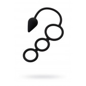 Тройное эрекционное кольцо с анальным хвостом Drop S-size - Erotist Adult Toys - в Севастополе купить с доставкой