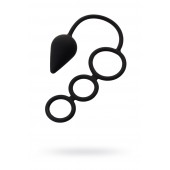 Тройное эрекционное кольцо с анальным хвостом Drop M-size - Erotist Adult Toys - в Севастополе купить с доставкой