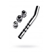 Металлический анальный душ с тремя насадками - ToyFa - купить с доставкой в Севастополе