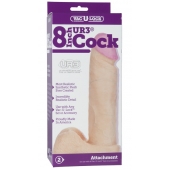 Ультрареалистичная насадка для трусиков Vac-U-Lock 8  ULTRASKYN Cock - 20,57 см. - Doc Johnson - купить с доставкой в Севастополе