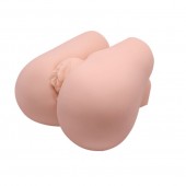 Реалистичный мастурбатор с вибрацией и двумя тоннелями - вагиной и анусом - Baile - в Севастополе купить с доставкой