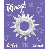 Прозрачное эрекционное кольцо Rings Cristal - Lola Games - в Севастополе купить с доставкой