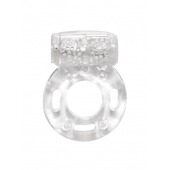 Прозрачное эрекционное кольцо с вибрацией Rings Axle-pin - Lola Games - в Севастополе купить с доставкой