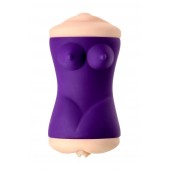 Двухсторонний мастурбатор JOS YARA в фиолетовой колбе - JOS - в Севастополе купить с доставкой