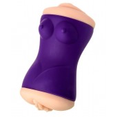 Двухсторонний мастурбатор JOS YARA в фиолетовой колбе - JOS - в Севастополе купить с доставкой