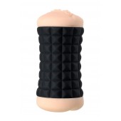 Двухсторонний мастурбатор JOS JANICE в черном цилиндре - JOS - в Севастополе купить с доставкой