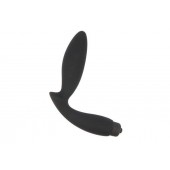 Чёрный вибростимулятор простаты Sex Expert Vibe Pleasure - Sex Expert - в Севастополе купить с доставкой