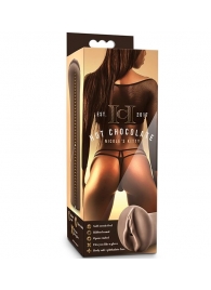 Коричневый мастубратор-вагина Nicole s Kitty - Blush Novelties - в Севастополе купить с доставкой