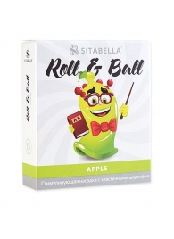 Стимулирующий презерватив-насадка Roll   Ball Apple - Sitabella - купить с доставкой в Севастополе