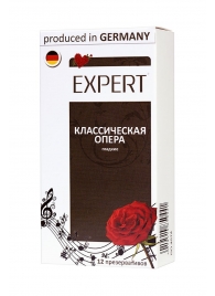 Гладкие презервативы Expert  Классическая опера  - 12 шт. - Expert - купить с доставкой в Севастополе