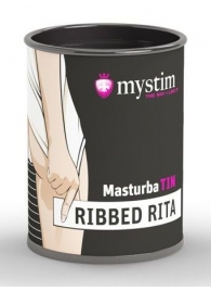 Компактный мастурбатор MasturbaTIN Ribbed Rita - MyStim - в Севастополе купить с доставкой