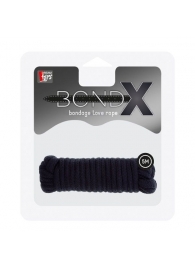 Чёрная веревка для связывания BONDX LOVE ROPE - 5 м. - Dream Toys - купить с доставкой в Севастополе