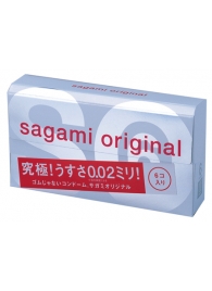 Ультратонкие презервативы Sagami Original - 6 шт. - Sagami - купить с доставкой в Севастополе