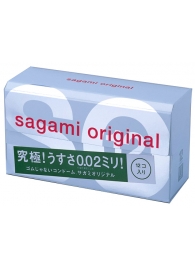 Ультратонкие презервативы Sagami Original - 12 шт. - Sagami - купить с доставкой в Севастополе