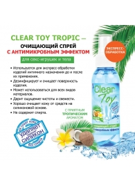 Очищающий спрей для игрушек CLEAR TOY Tropic - 100 мл. - Биоритм - купить с доставкой в Севастополе