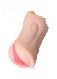 Телесный двусторонний мастурбатор Fruity Tongue - ротик и вагина - ToyFa - в Севастополе купить с доставкой