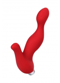 Красный силиконовый вибростимулятор простаты Proman - 12,5 см. - ToyFa - в Севастополе купить с доставкой