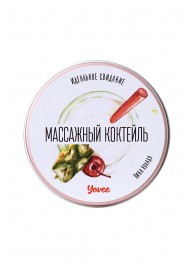 Массажная свеча «Массажный коктейль» с ароматом пина колады - 30 мл. - ToyFa - купить с доставкой в Севастополе