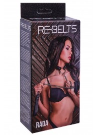 Черный поводок и чокер с кольцом Rada - Rebelts - купить с доставкой в Севастополе