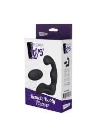 Черный вибромассажер простаты REMOTE BOOTY PLEASER - Dream Toys - в Севастополе купить с доставкой