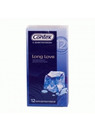 Презервативы с продлевающей смазкой Contex Long Love - 12 шт. - Contex - купить с доставкой в Севастополе