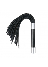 Черная плеть Easytoys Flogger With Metal Grip - 38 см. - Easy toys - купить с доставкой в Севастополе