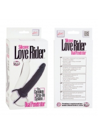 Насадка на пенис Silicone Love Rider Dual Penetrator для двойного проникновения - 14 см. - California Exotic Novelties - в Севастополе купить с доставкой