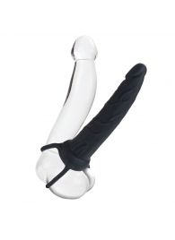 Насадка на пенис Silicone Love Rider Dual Penetrator для двойного проникновения - 14 см. - California Exotic Novelties - в Севастополе купить с доставкой