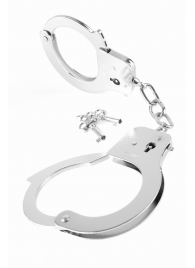 Металлические серебристые наручники Designer Metal Handcuffs - Pipedream - купить с доставкой в Севастополе