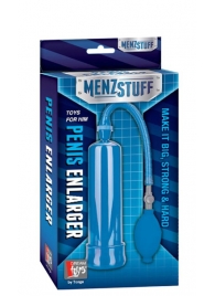 Синяя вакуумная помпа MENZSTUFF PENIS ENLARGER - Dream Toys - в Севастополе купить с доставкой