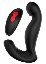 Черный вибромассажер простаты SWIRLING P-PLEASER - Dream Toys - в Севастополе купить с доставкой