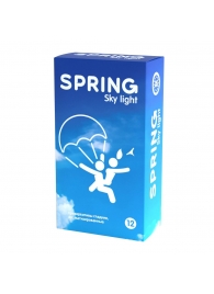 Ультратонкие презервативы SPRING SKY LIGHT - 12 шт. - SPRING - купить с доставкой в Севастополе