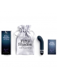 Черный силиконовый мини-вибратор Mini G-Spot Vibrator - 13,3 см. - Fifty Shades of Grey