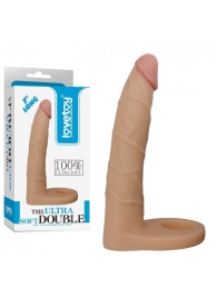 Телесная насадка-фаллоимитатор для двойного проникновения - 17 см. - Lovetoy - купить с доставкой в Севастополе