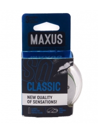 Классические презервативы в пластиковом кейсе MAXUS Classic - 3 шт. - Maxus - купить с доставкой в Севастополе