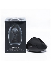 Черный инновационный мужской вибратор PULSE SOLO ESSENTIAL - Hot Octopuss - в Севастополе купить с доставкой