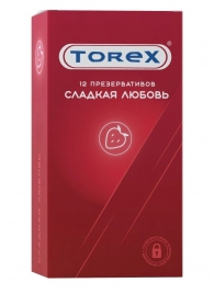 Презервативы Torex  Сладкая любовь  с ароматом клубники - 12 шт. - Torex - купить с доставкой в Севастополе