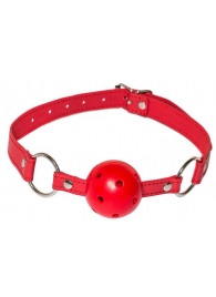 Красный кляп-шарик Firecracker - Lola Games - купить с доставкой в Севастополе