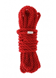 Красная веревка для шибари DELUXE BONDAGE ROPE - 5 м. - Dream Toys - купить с доставкой в Севастополе