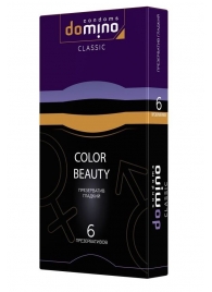 Разноцветные презервативы DOMINO Colour Beauty - 6 шт. - Domino - купить с доставкой в Севастополе