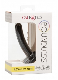 Черный анальный стимулятор Boundless 4.5” Slim Probe - 11,5 см. - California Exotic Novelties - купить с доставкой в Севастополе