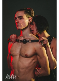 Черный кляп Love Addict на замочке - Lola Games - купить с доставкой в Севастополе