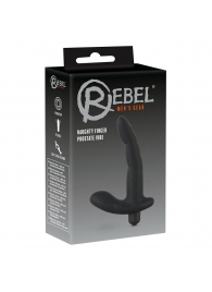 Черный вибромассажер простаты Naughty Finger Prostate Vibe - 13,8 см. - Orion - в Севастополе купить с доставкой
