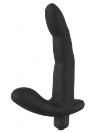 Черный вибромассажер простаты Naughty Finger Prostate Vibe - 13,8 см. - Orion - в Севастополе купить с доставкой